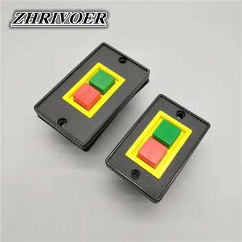

QCS1 AC 380V 2KW ON-OFF Start Stop Push Button Switch 6 Screw Terminals