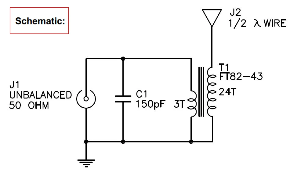 QRPGuys Portable No Tune End Fed Half Wave Antenna 6