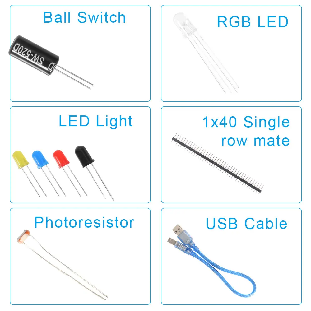 RFID стартовый набор для Arduino UNO R3 обновленная версия Обучающий набор с розничной коробкой