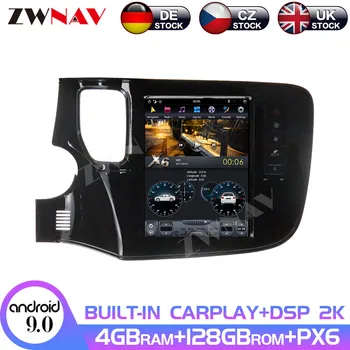 

Android 9 4+128G PX6 Vertical Tesla With DSP Carplay Car Multimedia Player For Mitsubishi Outlander 2014-2019 Radio Head unit