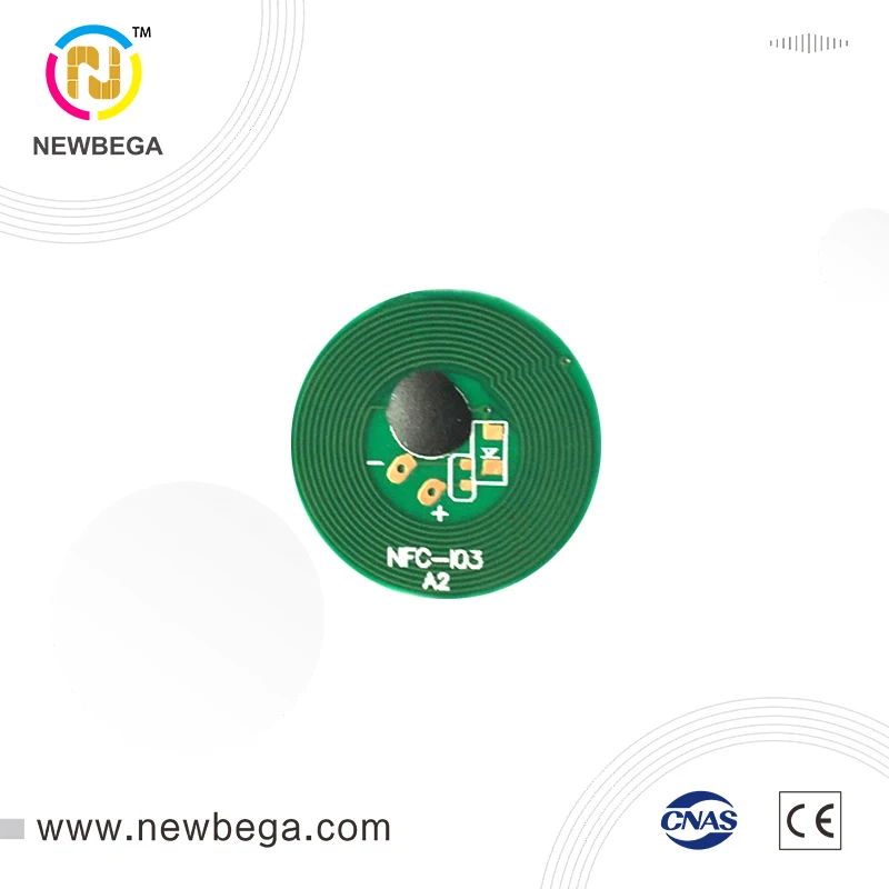 

10PCS Miniature paired NFC tags High frequency resistant metal RFID tags