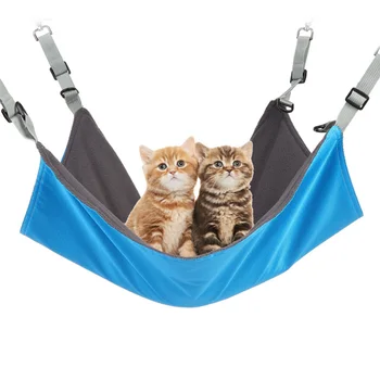 

Pet Hammock Water-Proof Removable Washable Cat Ferrets Bird Hanging Bed Hanging Summer Cat Hammock Pet Accessories