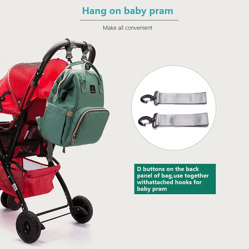 Kopen Usb Baby Luiertassen Grote Nappy Baby Tas Upgrade Mode Waterdichte Mummie Zak Moederschap Rugzak Verpleging Handtas Voor Mama