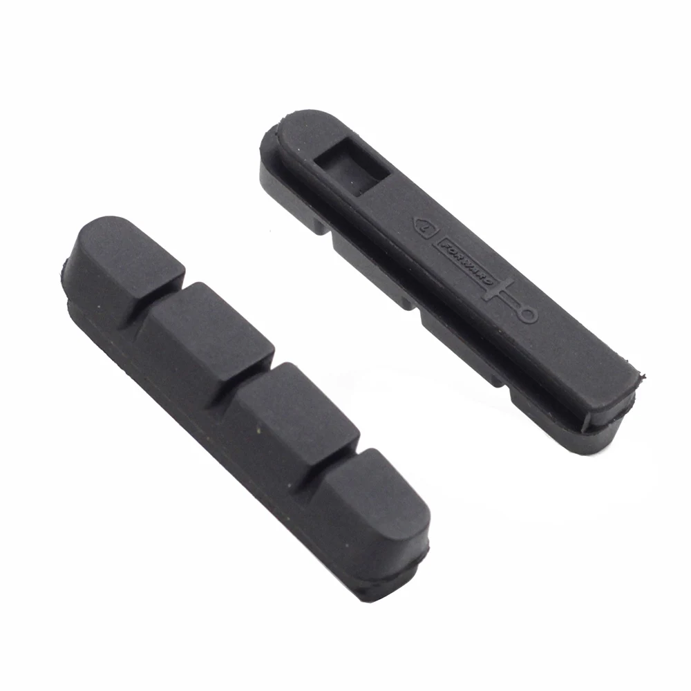 2 Stück Fouriers Fahrradbremsbeläge Schuhe Carbon oder Legierung Felgen Bro Wheels Ersatz V-Bremssattel Bremsbelag für SH oder CP – Detail 6