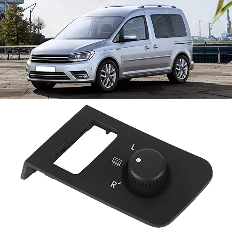 Переключатель ручки регулировки зеркала заднего вида для Volkswagen Touareg Tiguan Caddy 2009- 1T1959552