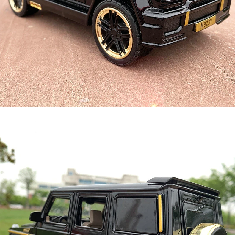1:24 Mercedes Benz babushe металлическая модель автомобиля моделирование внедорожных акустооптических возврата подарок коллекция игрушек аксессуары
