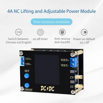 

0.5-30V DC DC Automatic Boost Converter CC CV Power Module 60W with Fan 35W Fanless Adjustable Regulated Power Supply