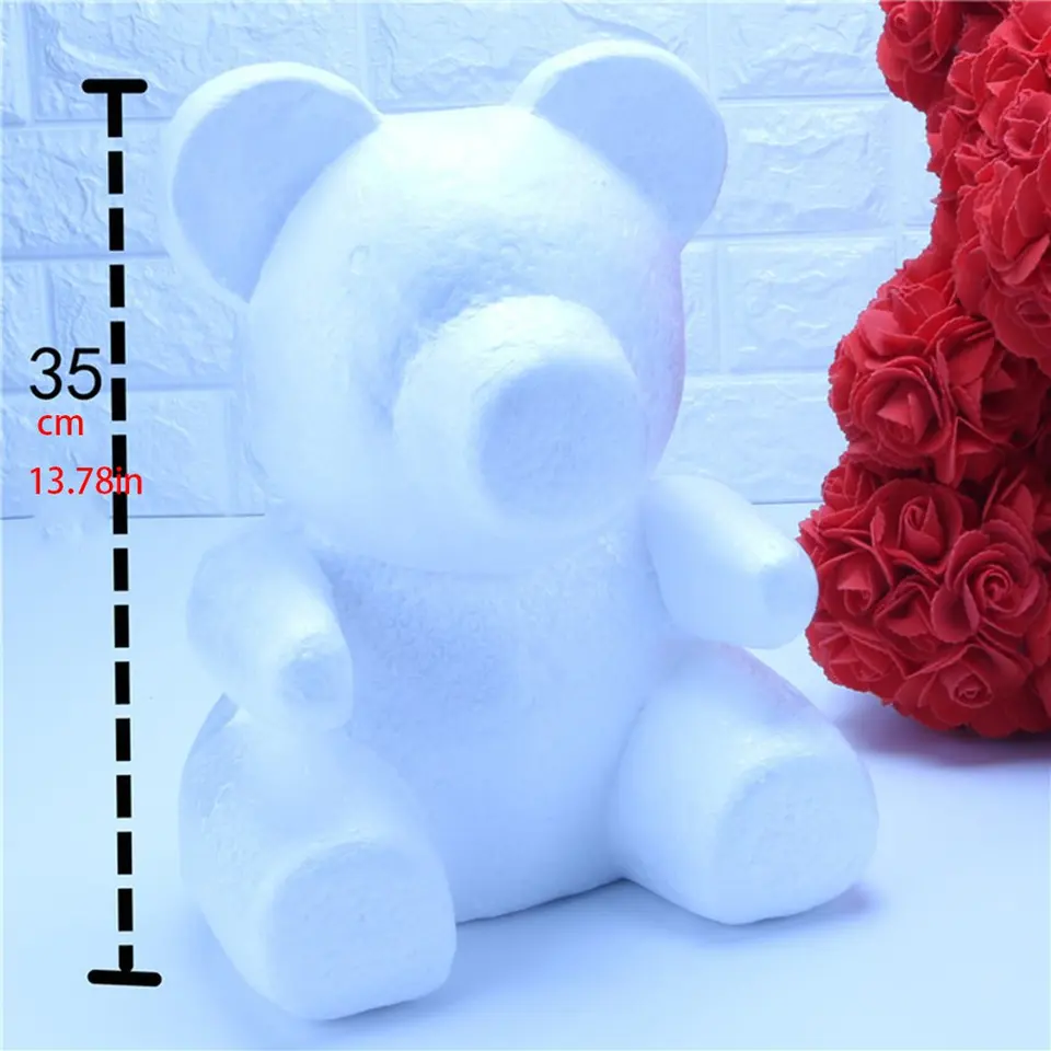 roses shaped as a bear