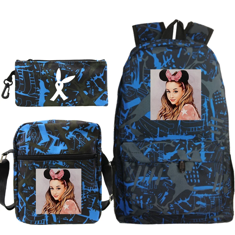 Модная сумка Mochila Ariana Grande, рюкзак с принтом, школьная сумка для мальчиков и девочек, дорожная сумка, рюкзак для ноутбука-подростка, пеналы для ручек - Цвет: bagpack 13