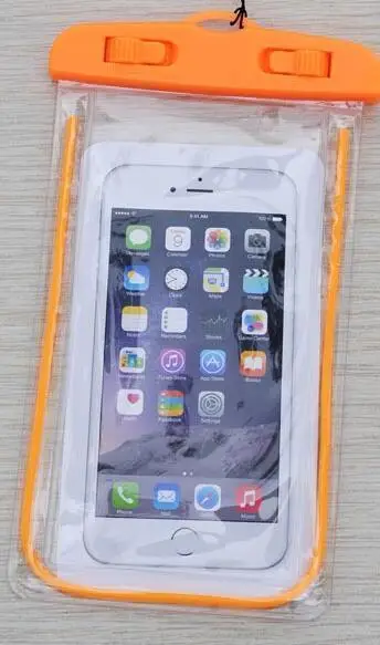 Оранжевый Универсальный Водонепроницаемый Чехол для IPhone 11 Pro Max 4S 5 5S SE 6 6s 7 8 Plus X XS XR XS максимальный Чехол пакет сумка Чехлы водонепроницаемый чехол - Цвет: Оранжевый