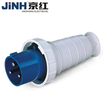 

63A 3Pin 2P+E IP67 Waterproof Male Female Electrical Connector Power Connecting Industrial Plug Socket