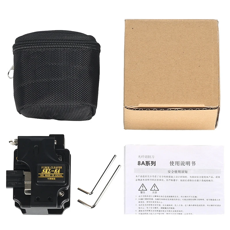 

Top-SKL-8A Optical Fiber Cutting Knife Cable Fiber Cleaver Hot Melt Cold Joint General High Precision Optical Fiber Cutting Knif