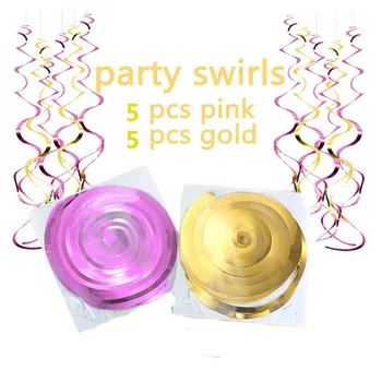 

1set Happy Birthday Letter Banner Rose Gold Confetti Balloons Baby Shower Birthday Party Decorations Boy Girl Kids Party Favors