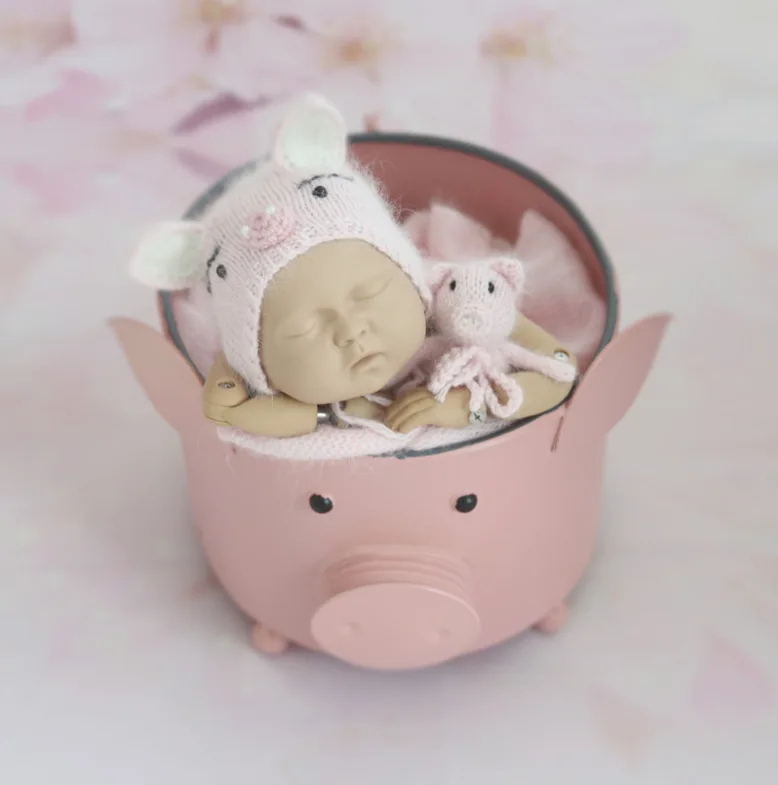 

New Newborn Photography Props Children's Photography Props Shooting Studio Props Pig /model Gifts Kids Toys Juguetes Brinquedos