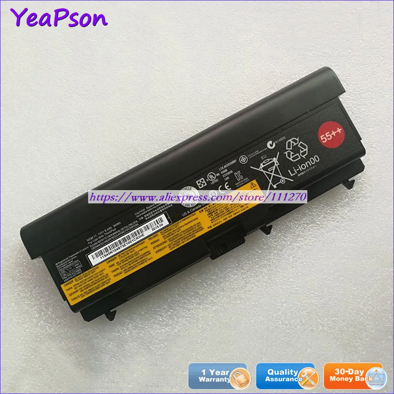 New Genuine Battery For Lenovo Thinkpad T430 L4 L5 T530 55 42t4912 Internal Components Computers Accessories