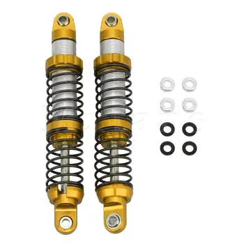 

Mxfans 2pcs RC1:10 Rock Crawler Parts Golden Shock Absorber for TRAX-4