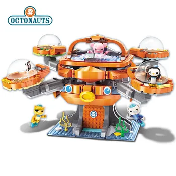 

Octonauts building block toy octopus fort ship set enlightenment children DIY toy boy girl small particle building block toy