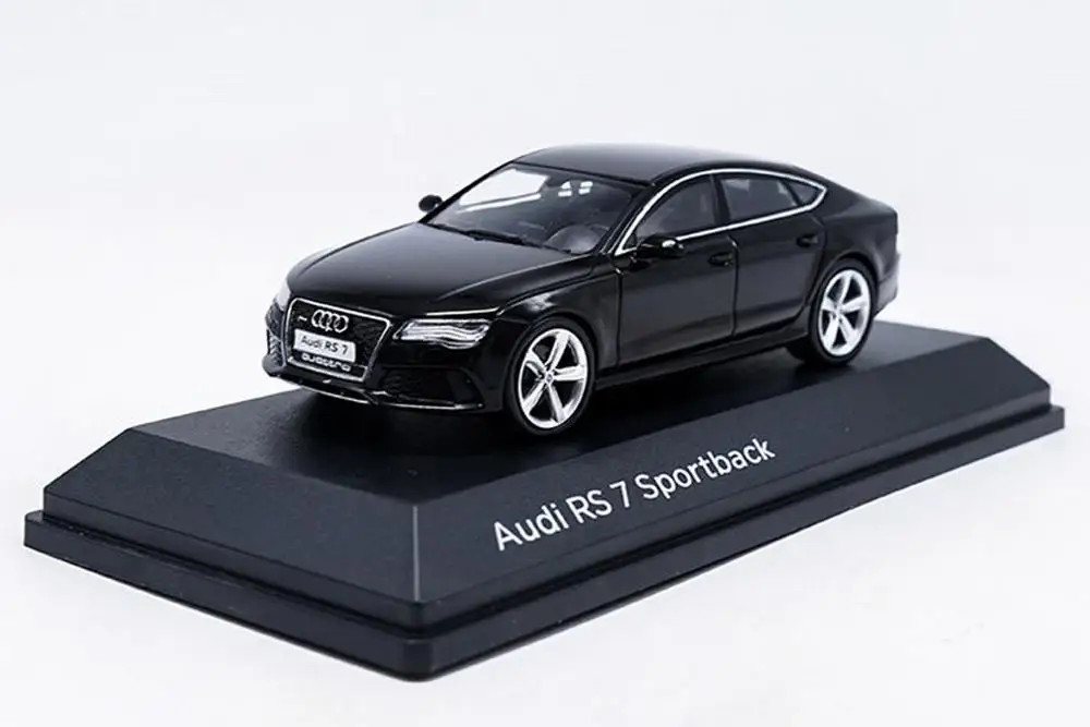 1/43 Audi RS7 Sportback черный литой автомобиль Модель Коллекционная игрушка NIB