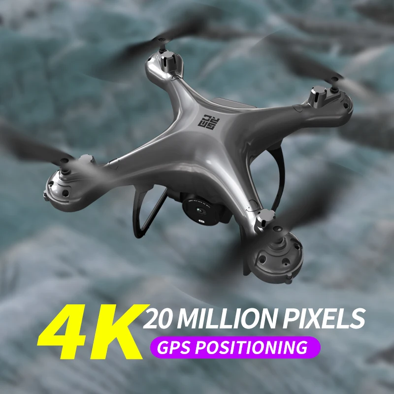 GPS Дрон S30 с Wi Fi FPV 1080P 4K HD камера оптический поток 1000 метров 4 осевой