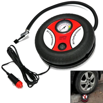 

Newly 260PSI Portable Electric Tire Pump Household Car Air Pump Electric Mini Air Pumps XSD88