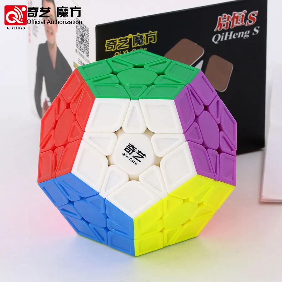 QIYI megaminxeds magic cubes stickerless speed professional 12 sides puzzle Puzzle Toy for Competition Toy child children Kid To