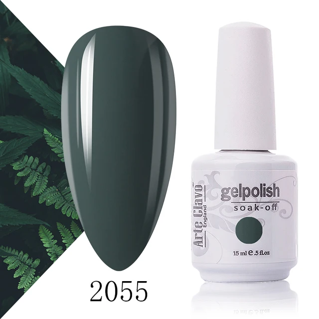 Arte Clavo 131 Colors Gel Polish Nail Gel Varnish Paint Semi Permanent Nails Art Gel Nail Polish For Manicure Top Coat Base Coat 2055