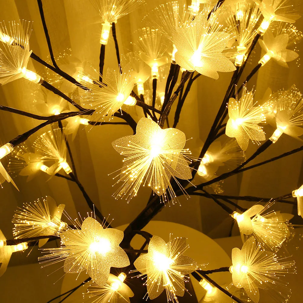 LED Tree Lamp Battery Powered Natural Tall Vase Filler Willow Twig Lighted Branch For Home Decoration