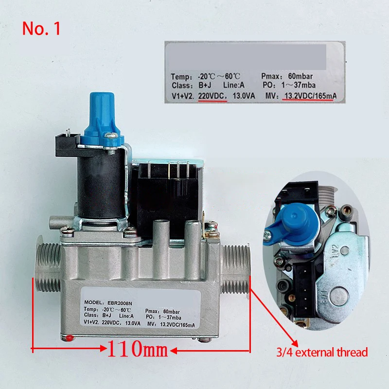 DC220V AC220V proportional gas valve For gas wallhung boiler accessories proportional propane