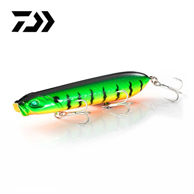 DAIWA 10cm 17.5g Fishing Lures Hard Bait Laser Minnow Treble Hook Wobbler  Crankbait Professional Fishing