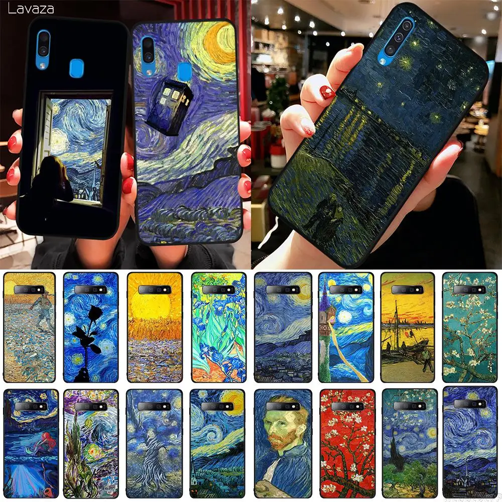 Van Gogh Starry Night TPU Phone Cover for Samsung Galaxy Note 10 Plus A10s A20s A30s A40s A50s Soft Case | Мобильные телефоны и