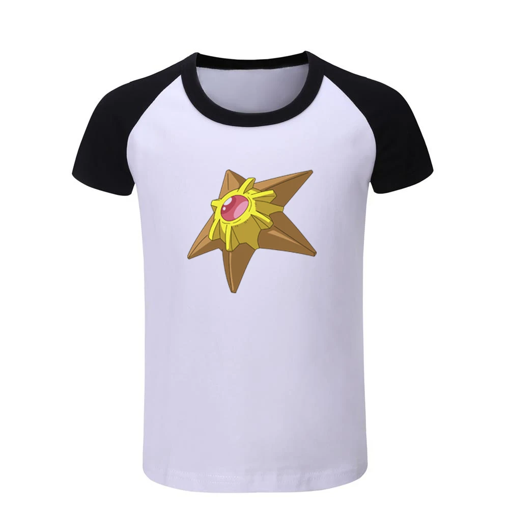 JeKCB966D Милые детские футболки с рисунком Pokemon Gyarados Staryu; Детские футболки с графическим принтом; Рождественский подарок с короткими рукавами для мальчиков и девочек - Цвет: JeKCB966D
