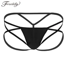 Мужские купальники с мешочком, нижнее белье с низкой посадкой, с ремешками, с открытым задником, бикини, кружевные трусики, нижнее белье, трусы для геев, мужские трусы