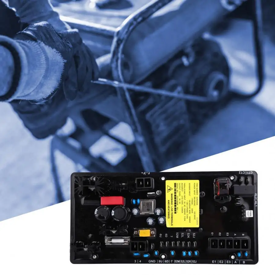 DVR2000E цифровой регулятор напряжения для генератор 120~ 300VAC 350VA Напряжение стабилизации генераторная Панель Регулятор