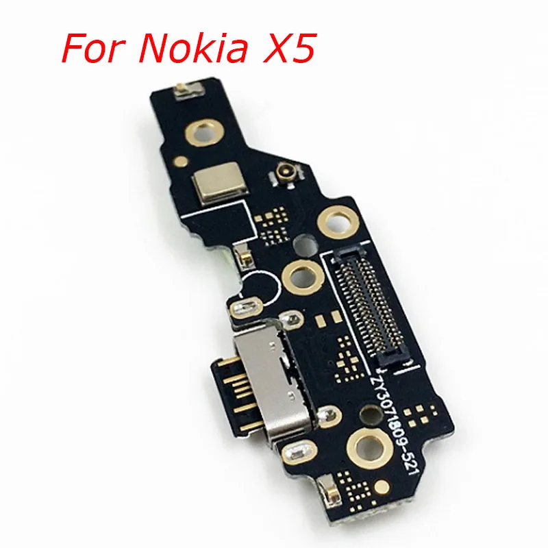 Гибкий USB-кабель для Nokia 5 1 Plus X5 сменный разъем зарядки док-станции | Мобильные
