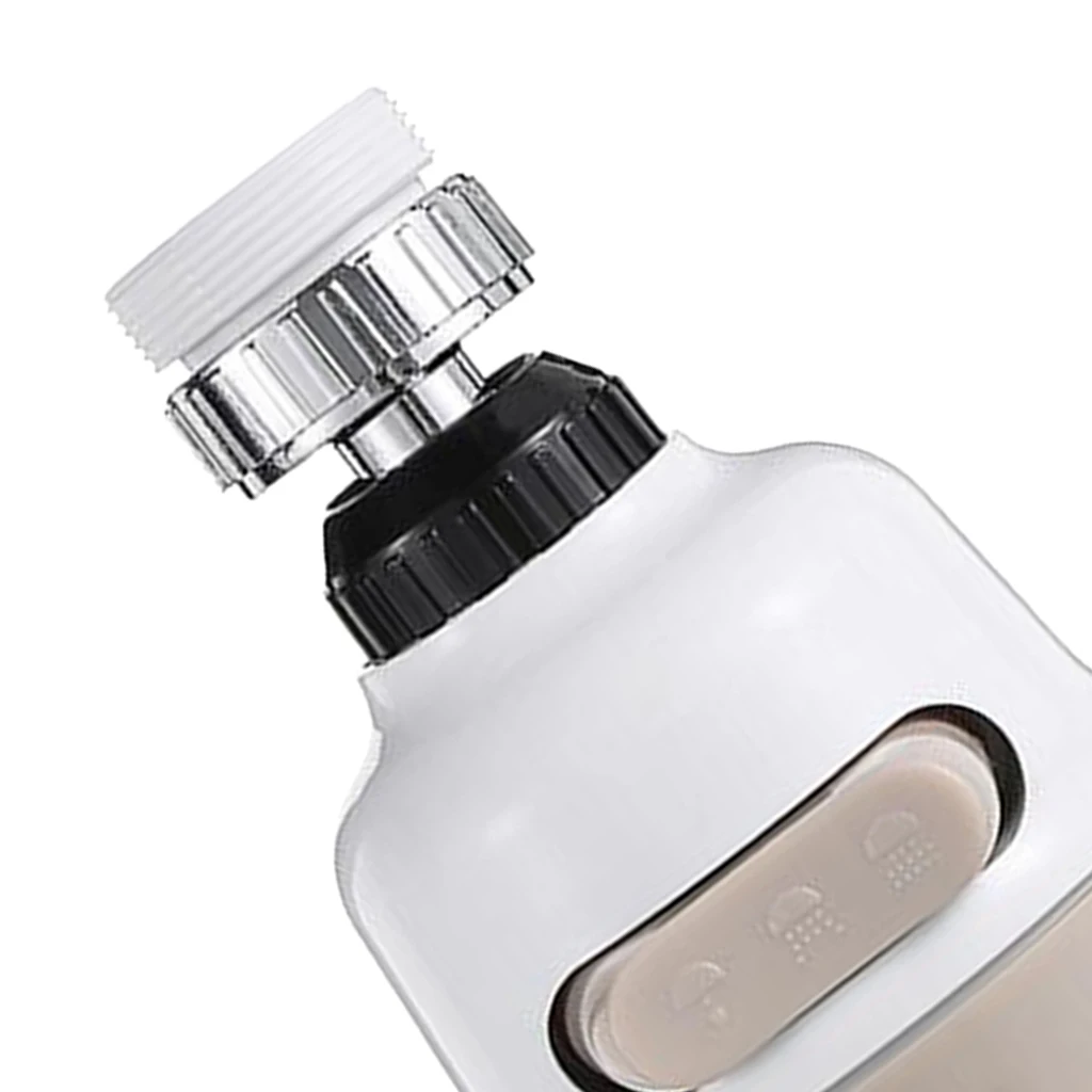 360° Swivel Faucet Tap Aerator Diffuser Nozzle Faucet Splash-Proof Filter 3 Gear Faucet Sprayer Head