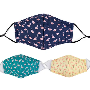 

Flamingo Print Adult Breathable PM2.5 Filters Face Cover Reuse Mask Facemask Reuseable Mouth Mask Washable Mouth Mask Mouth
