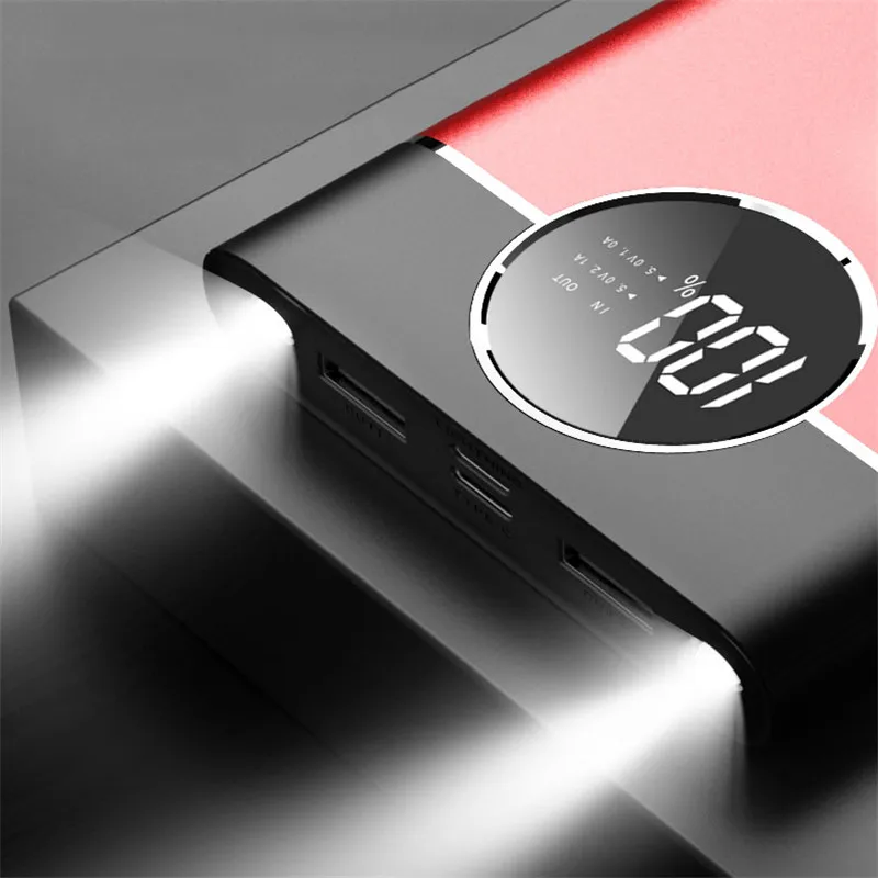 Power Bank 80000mAh Portable Charger High Capacity Digital Display Safe Fast Charging LED External Battery for Xiaomi Samsung external battery