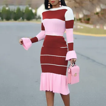 

Knitted Sweater And Skirt Two Piece Set Women Autumn Slim Fit Crop Tops Women Sweater Skirts 2 Piece Sets Womens Outfits