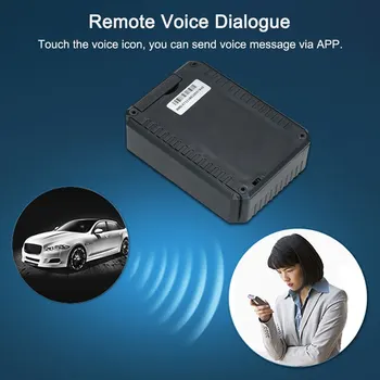 

Car GPS Tracker Magnetic GPS Locator Voice Monitoring Standby 300 Days for Vehicles 9000mAh Battery