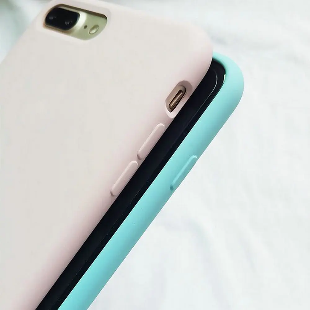 Силиконовый чехол для Apple iPhone 7 8 6 6S Plus чехол для телефона для iPhone X Xs 11 Pro Max XR 5S SE чехол с коробкой