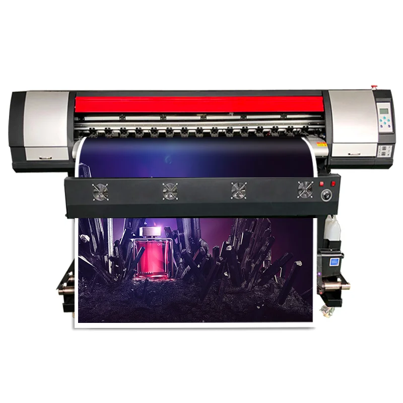 

Large sublimation print machine 6 feet vinyl sticker printer single xp600 head large billboard printing machine