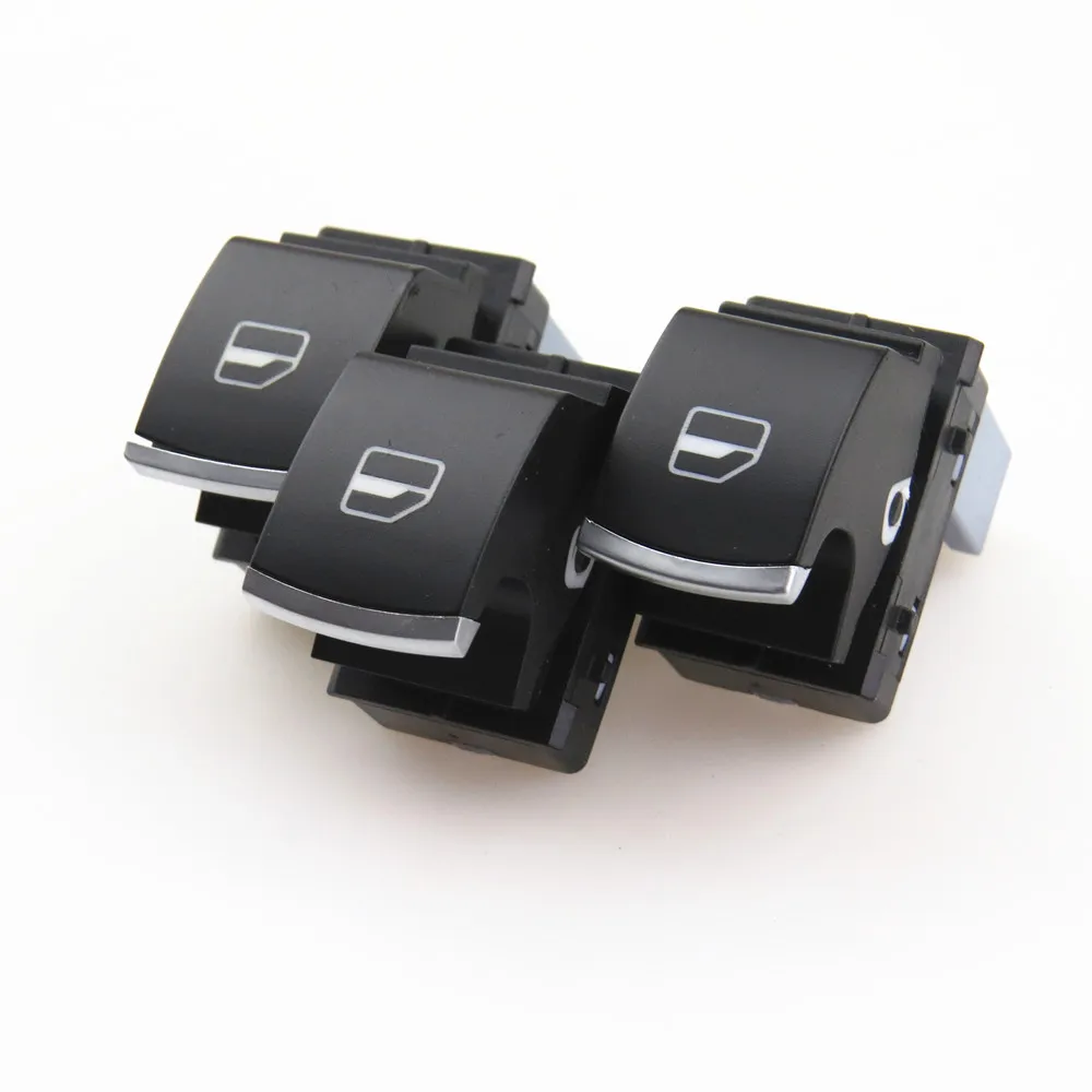 7 шт. хромированные переключатели для передних фар Passat B6 3C|chrome headlight switch|headlight