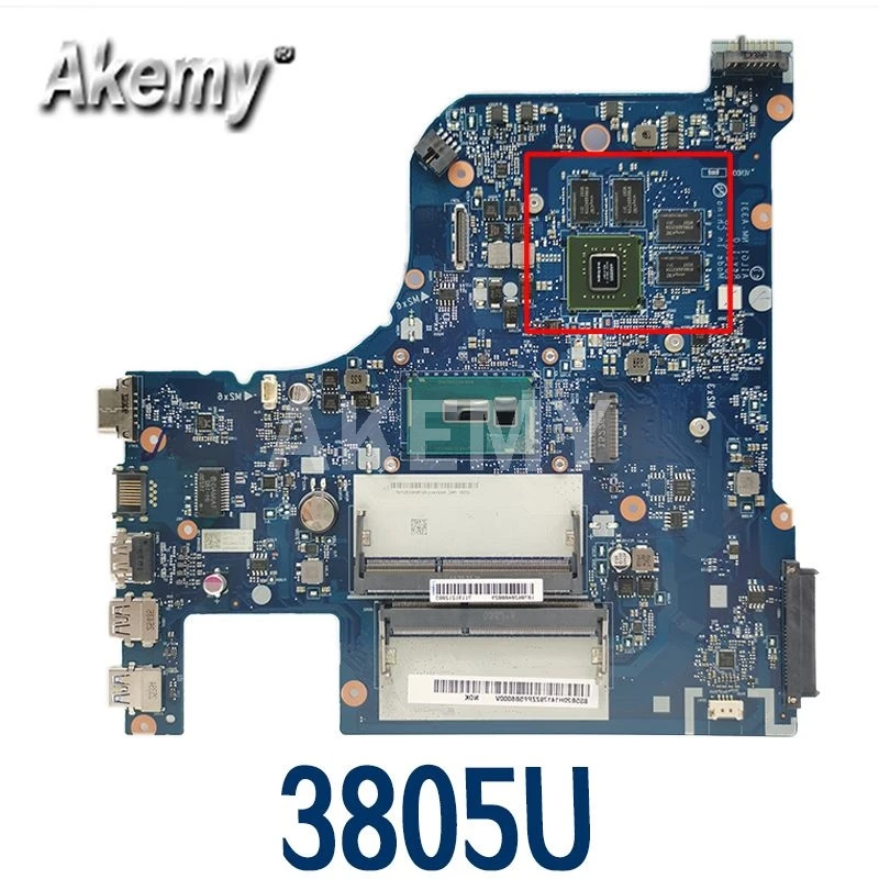 Akemy AILG NM-A331 для Lenovo G70-70 G70-80 Z70-70 Z70-80 B70-70 B70-80 ноутбук материнская плата W/ 3558U 3805U + 2 Гб