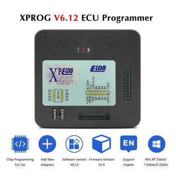 

Newest XPROG V6.12 Add New Authorization V5.74 V5.84 X-PROG M Metal Box XPROG-M ECU Programmer Tool X Prog M V6.12 Full Adapters