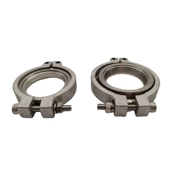

304 Stainless Steel V Band Flang Clamp Set For Tial External Wastegate 44mm