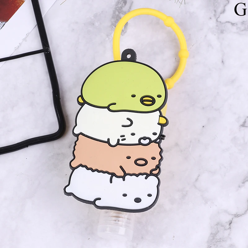 Funny Cartoon Silicone Bath Shower Hand Sanitizer Bottle Holder Portable Funny Cartoon Silicone Bath Shower Hand Sanitizer Bottle Holder Portable
