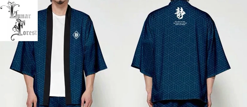 Японское кимоно Haori Yukata 3D печать Косплей женщин/мужчин мода лето Повседневная крутая короткий рукав