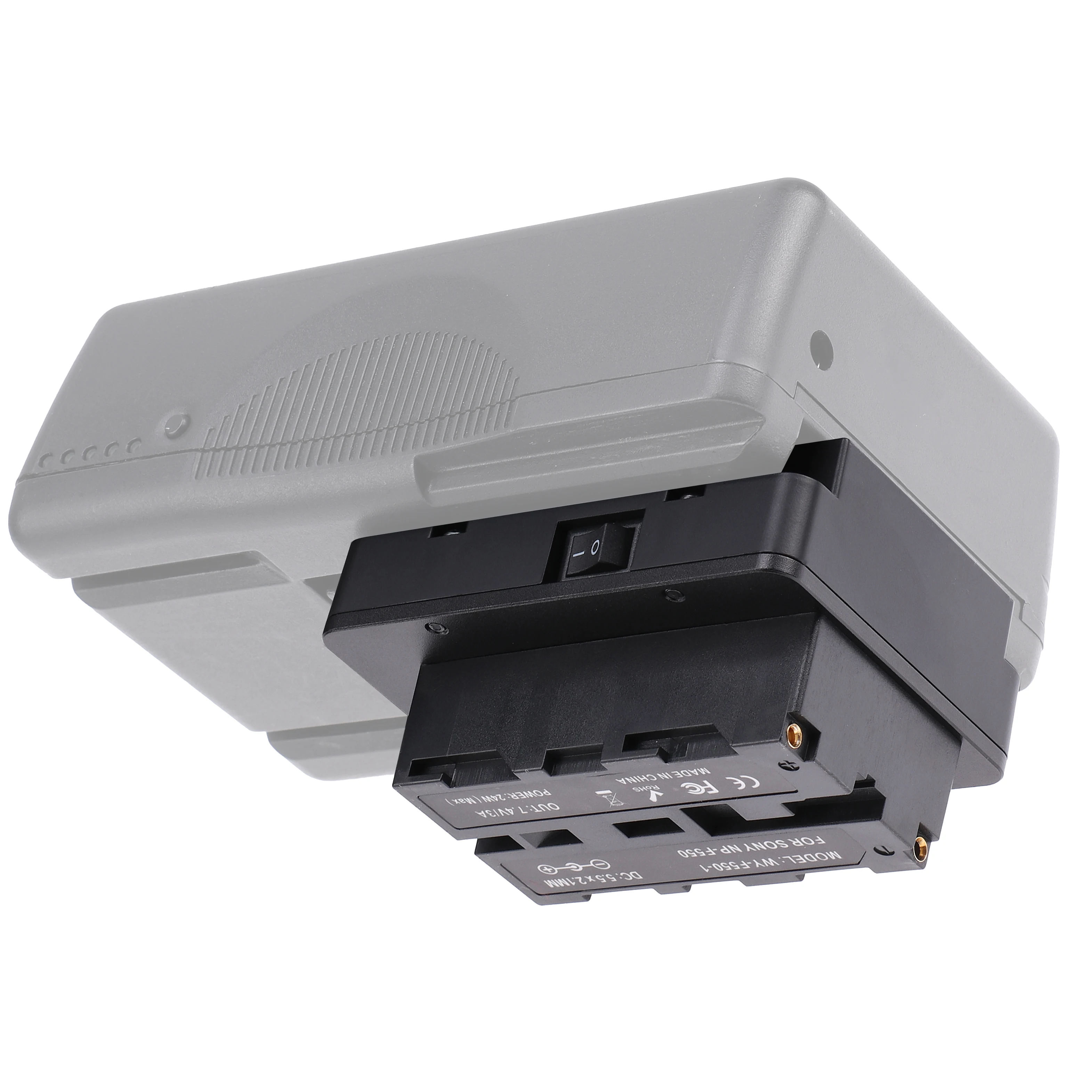 Fotga-placa de Montagem em v para Câmeras Adaptador de Placa de Bateria tipo Toque d com Trava em v para Câmeras de Monitores - Image 6