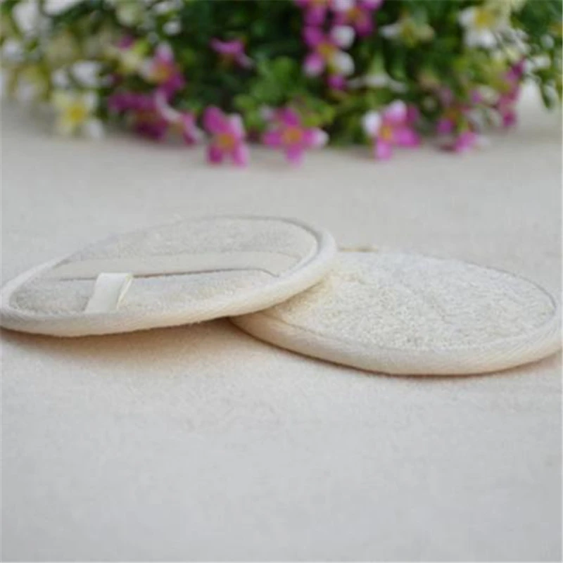 1PCS Natural Bristle Body Brush Loofah Effective Exfoliating Bath Brush Massage Shower Loofah Back Spa Bath Shower Sponge Scrub