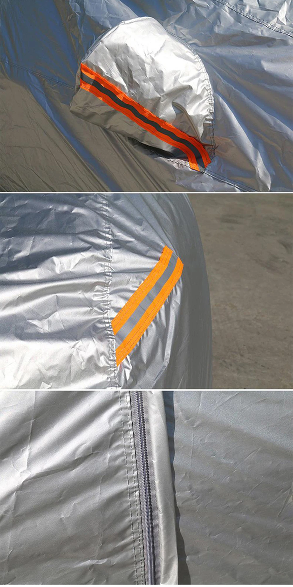 Kayme waterproof car covers outdoor sun protection cover for car reflector dust rain snow protective suv sedan hatchback full s